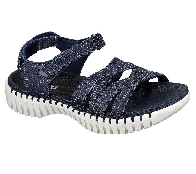 Zapatillas Para Caminar Skechers Mujer - GOwalk Smart Azul Marino XILGV7498